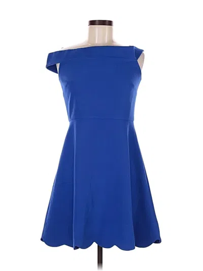Pre-owned Assorted Brands Cocktail Dress In Blue