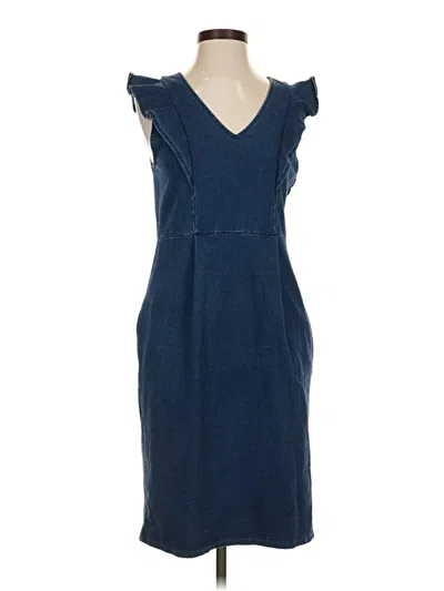 Pre-owned Assorted Brands Cocktail Dress In Blue