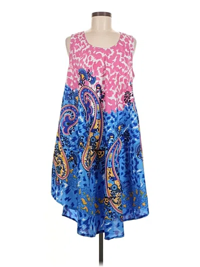Pre-owned Assorted Brands Cocktail Dress In Blue