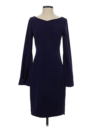 Pre-owned Assorted Brands Cocktail Dress In Blue