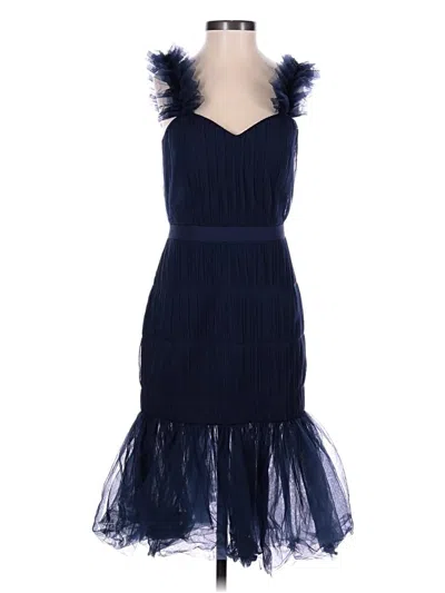 Pre-owned Assorted Brands Cocktail Dress In Blue