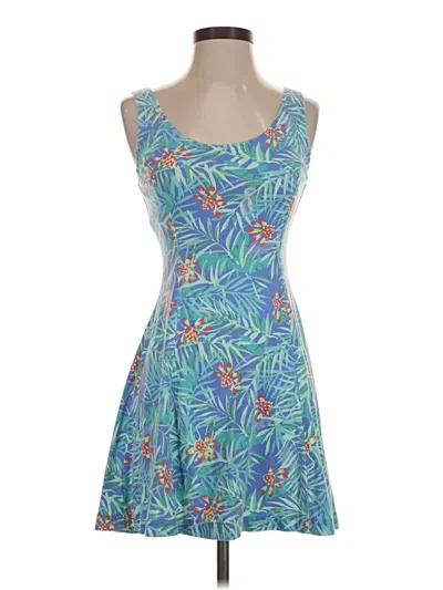 Pre-owned Assorted Brands Cocktail Dress In Blue