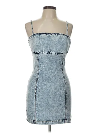 Pre-owned Assorted Brands Cocktail Dress In Blue