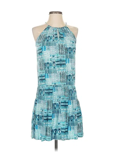 Pre-owned Assorted Brands Cocktail Dress In Blue
