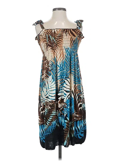 Pre-owned Assorted Brands Cocktail Dress In Blue