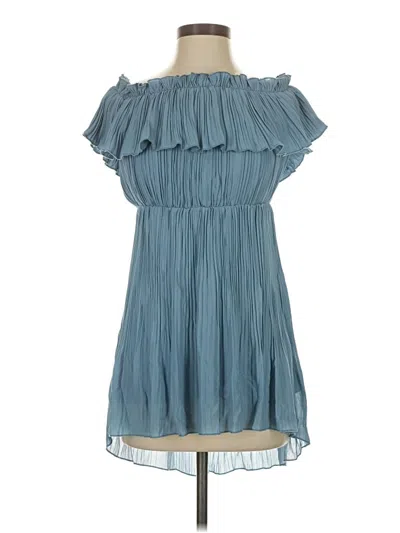 Pre-owned Assorted Brands Cocktail Dress In Blue