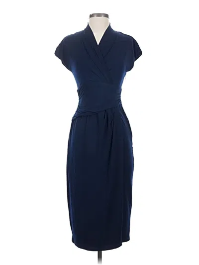 Pre-owned Assorted Brands Cocktail Dress In Blue