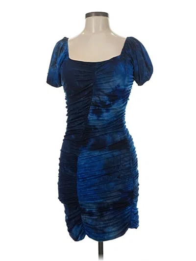 Pre-owned Assorted Brands Cocktail Dress In Blue
