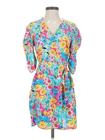 Pre-owned Assorted Brands Cocktail Dress In Blue