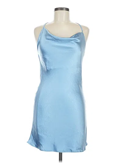 Pre-owned Assorted Brands Cocktail Dress In Blue