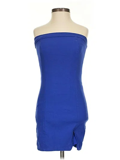 Pre-owned Assorted Brands Cocktail Dress In Blue