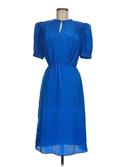Pre-owned Assorted Brands Cocktail Dress In Blue