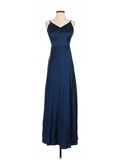 Pre-owned Assorted Brands Cocktail Dress In Blue