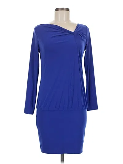 Pre-owned Assorted Brands Cocktail Dress In Blue