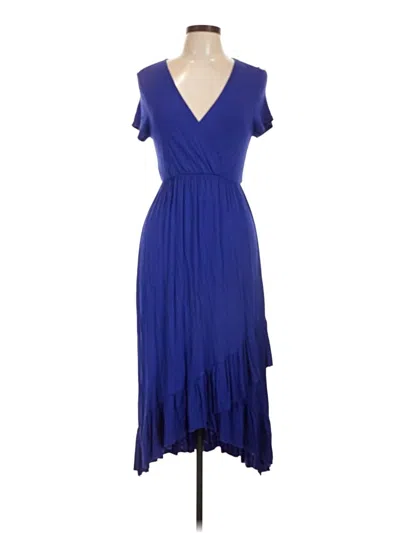 Pre-owned Assorted Brands Cocktail Dress In Blue