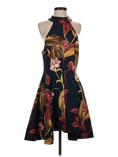 Pre-owned Assorted Brands Cocktail Dress In Blue
