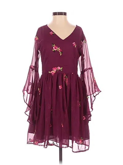 Pre-owned Assorted Brands Cocktail Dress In Blue