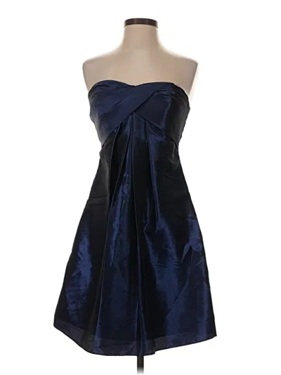 Pre-owned Assorted Brands Cocktail Dress In Blue