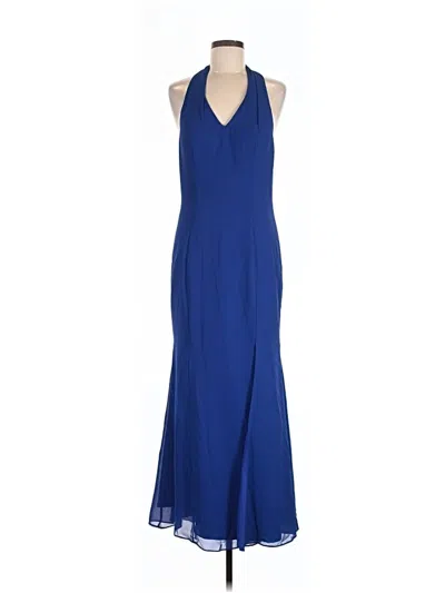 Pre-owned Assorted Brands Cocktail Dress In Blue