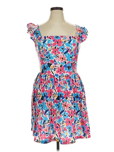 Pre-owned Assorted Brands Cocktail Dress In Blue