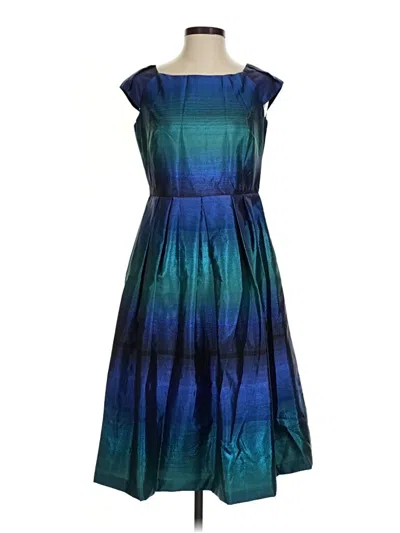 Pre-owned Assorted Brands Cocktail Dress In Blue