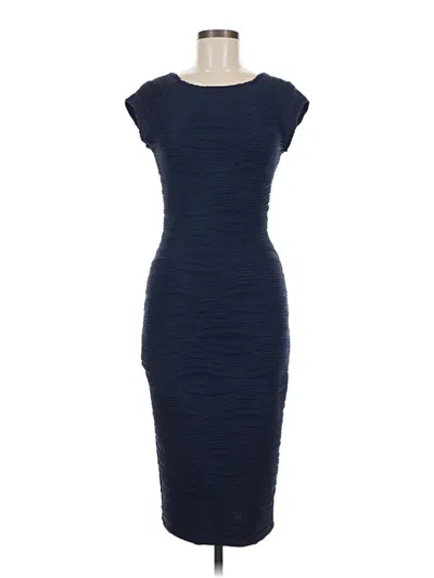 Pre-owned Assorted Brands Cocktail Dress In Blue