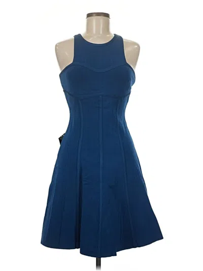 Pre-owned Assorted Brands Cocktail Dress In Blue