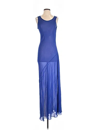 Pre-owned Assorted Brands Cocktail Dress In Blue