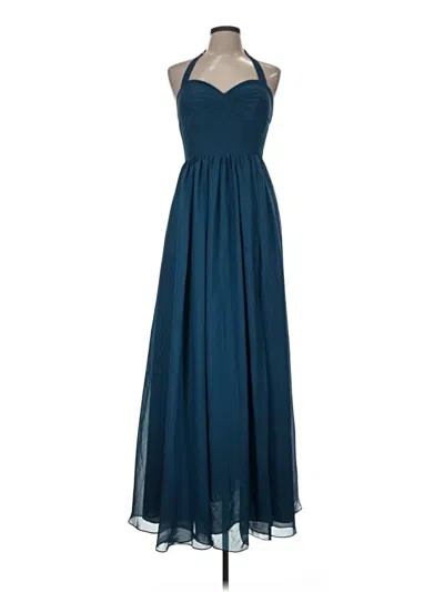 Pre-owned Assorted Brands Cocktail Dress In Blue