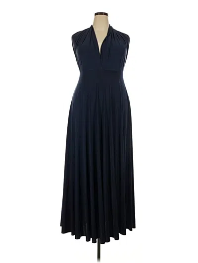 Pre-owned Assorted Brands Cocktail Dress In Blue