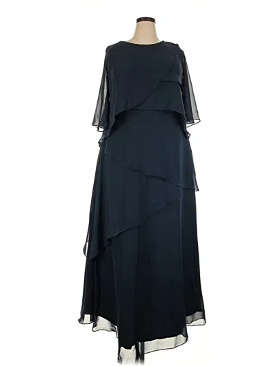 Pre-owned Assorted Brands Cocktail Dress In Blue