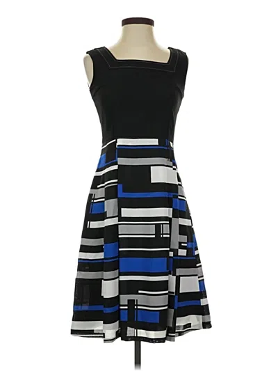 Pre-owned Assorted Brands Cocktail Dress In Blue