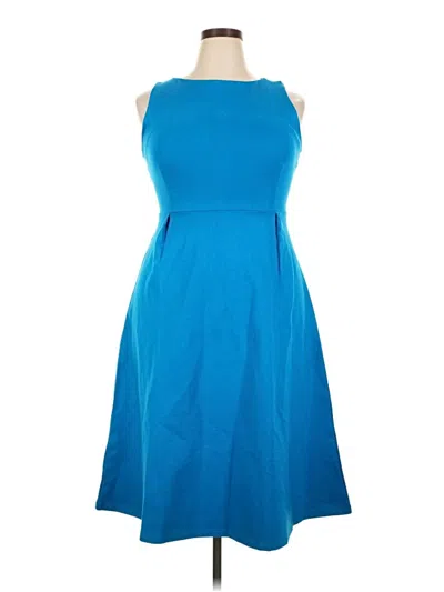 Pre-owned Assorted Brands Cocktail Dress In Blue