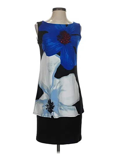 Pre-owned Assorted Brands Cocktail Dress In Blue