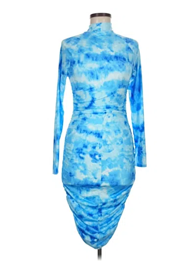 Pre-owned Assorted Brands Cocktail Dress In Blue