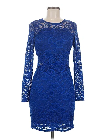 Pre-owned Assorted Brands Cocktail Dress In Blue