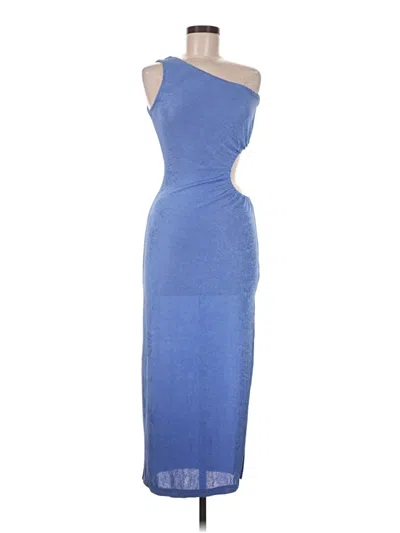 Pre-owned Assorted Brands Cocktail Dress In Blue
