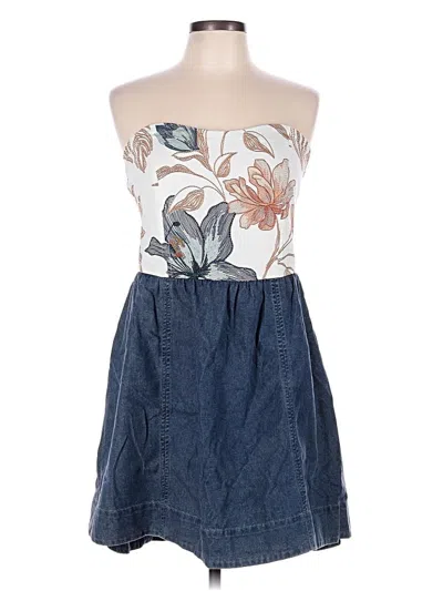 Pre-owned Assorted Brands Cocktail Dress In Blue