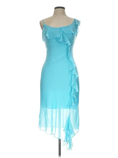 Pre-owned Assorted Brands Cocktail Dress In Blue