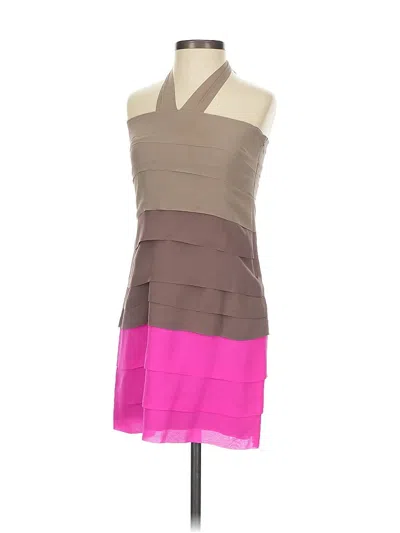 Pre-owned Assorted Brands Cocktail Dress In Brown