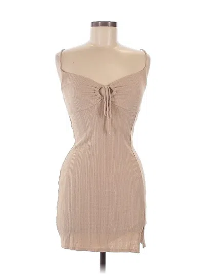 Pre-owned Assorted Brands Cocktail Dress In Brown