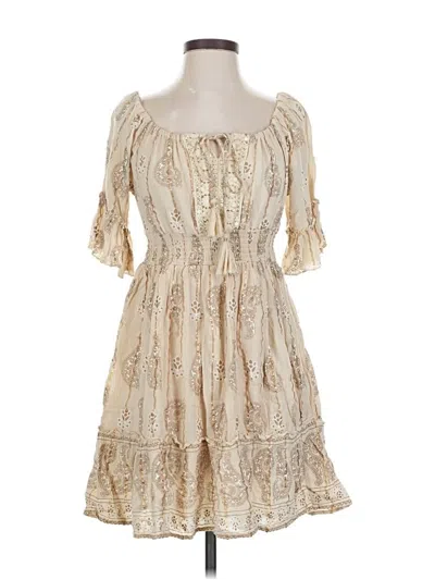 Pre-owned Assorted Brands Cocktail Dress In Brown