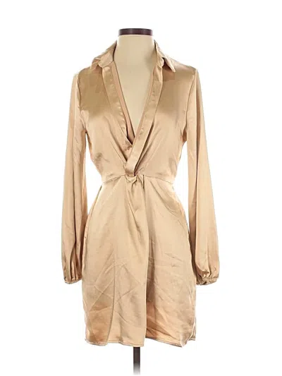 Pre-owned Assorted Brands Cocktail Dress In Brown