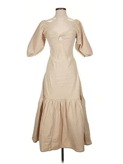 Pre-owned Assorted Brands Cocktail Dress In Brown