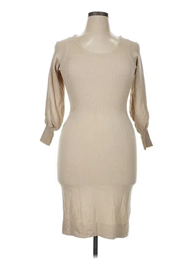 Pre-owned Assorted Brands Cocktail Dress In Brown