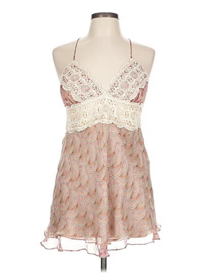 Pre-owned Assorted Brands Cocktail Dress In Brown