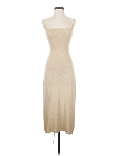Pre-owned Assorted Brands Cocktail Dress In Brown