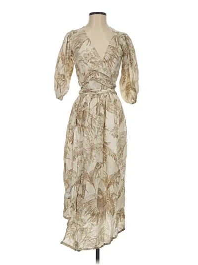 Pre-owned Assorted Brands Cocktail Dress In Brown