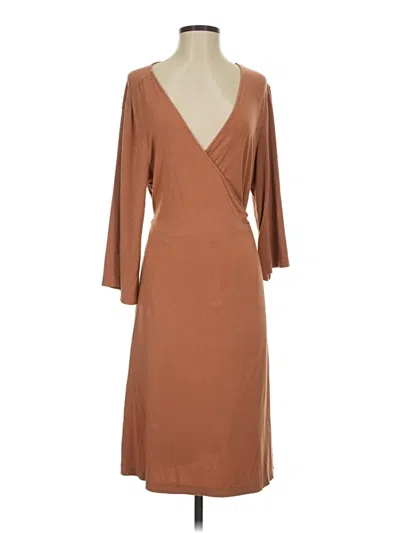 Pre-owned Assorted Brands Cocktail Dress In Brown