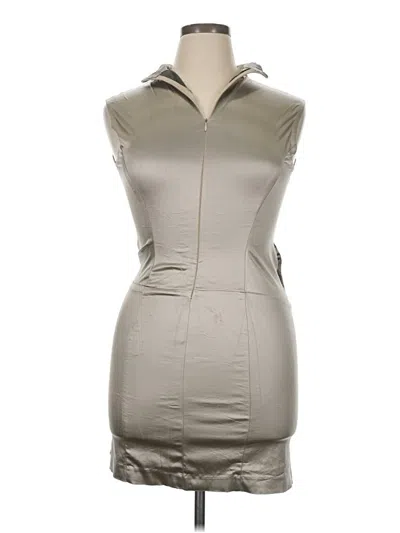 Pre-owned Assorted Brands Cocktail Dress In Brown